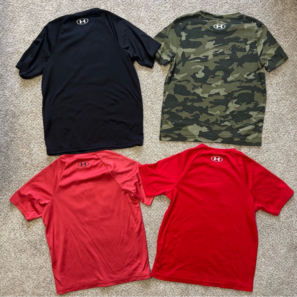 Boys under armour short sleeve tees size small s 8 - Picture 3 of 6